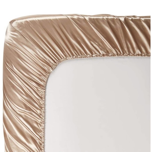 6 Pcs Bed Sheet Set Lux Rich Silk Satin Silky Soft - Picture 5 of 6